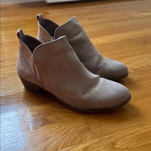 SO Taupe Ankle Booties